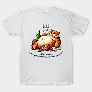 Thai Tattoo Parody "Sak Yant Tiger" T-Shirt